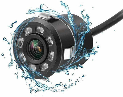 Modrive Car Rear View Reverse Parking Camera with HD Night Vision 8 LED Waterproof Reverse Assist Camera System(1 Camera, 720)