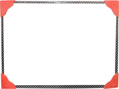 YAJNAS Non Magnetic 11 x 8 Inches Non Magnetic Double Sided Whiteboard Small Slate and Chalk Board Small Slate, Both Side Writing Boards, one Side Whiteboard Marker and Reverse Side Chalk Surface - Pack of 01 Whiteboards