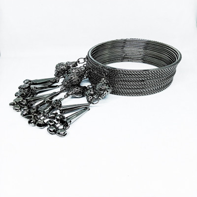 Honbon Metal Bangle Set(Pack of 8)