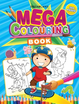 Mega Colouring Book(English, Paperback, unknown)