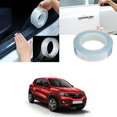 PROEDITION Plastic, Rubber Car Door Guard(White, Pack of 1, Renault, Kwid)