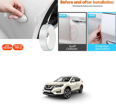 PECUNIA Plastic Car Door Guard(White, Pack of 1, Nissan, X-Trail)