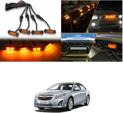 XZRTZ 4Pcs/Set Plug and Play Raptor Style Amber Lens Grille LED Lights Day Running Light Width Light Side Light P14 Headlight Car, Motorbike LED for Chevrolet (12 V, 55 W)(Cruze, Pack of 4) XZRTZ 4Pcs/Set Plug and Play Raptor Style Amber Lens Grille LED Lights Day Running Light Width Light Side Light P14 Headlight Car, Motorbike LED for Chevrolet (12 V, 55 W)(Cruze, Pack of 4)