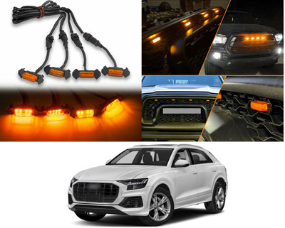 XZRTZ 4Pcs/Set Plug and Play Raptor Style Amber Lens Grille LED Lights Day Running Light Width Light Side Light P34 Headlight Car, Motorbike LED for Audi (12 V, 55 W)(Universal For Car, Pack of 4) XZRTZ 4Pcs/Set Plug and Play Raptor Style Amber Lens Grille LED Lights Day Running Light Width Light Side Light P34 Headlight Car, Motorbike LED for Audi (12 V, 55 W)(Universal For Car, Pack of 4)
