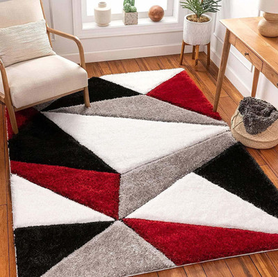BhCarpet Multicolor Wool Area Rug(4 ft,  X 6 ft, Rectangle)