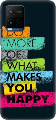 COBIERTAS Back Cover for Vivo Y33s(Multicolor, Hard Case, Pack of: 1)