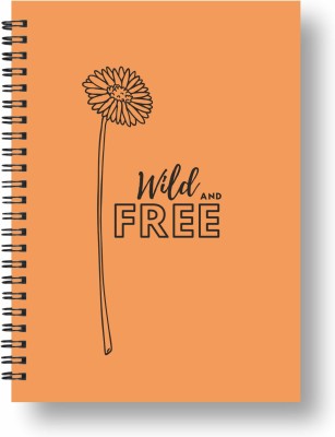 3DS wiro note book A5 Diary Unruled 144 Pages(Wild and free)