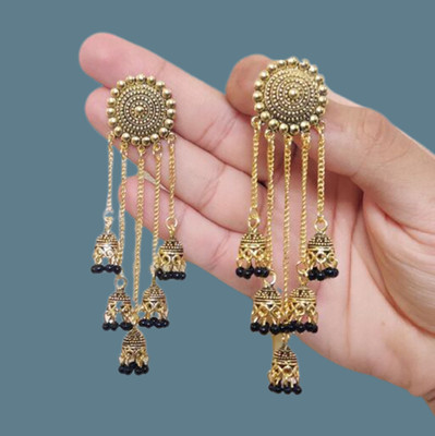 VAANYA Designer golden Jhumka earrings for women Party wear earrings Jhumka earrings fancy big for wedding Traditional Jhumka Alloy Jhumki Earring Alloy Jhumki Earring Alloy Jhumki Earring VAANYA Designer golden Jhumka earrings for women Party wear earrings Jhumka earrings fancy big for wedding Traditional Jhumka Alloy Jhumki Earring Alloy Jhumki Earring Alloy Jhumki Earring