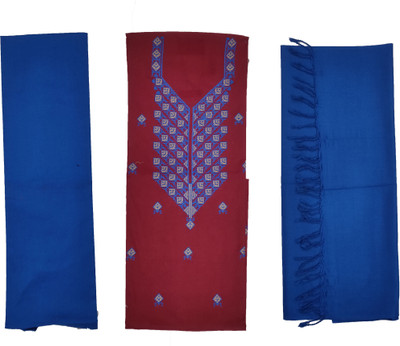 Sprha Wool Embroidered Salwar Suit Material