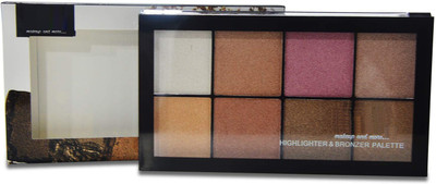 GFSU BEST FOR GIRLS AND WOMAN PROFESSIONAL FACE MAKE UP BRONZER AND HIGHLIGHTER PALETTE Highlighter(MULTI SHADES)