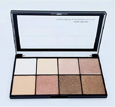 GFSU NEW FACE MAKE UP HIGHLIGHTER AND BRONZER PALETTE Highlighter(MULTI SHADES)