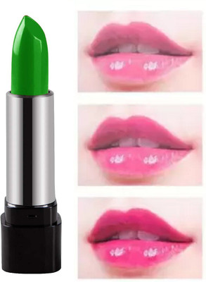 REIMICHI Aloevera color changing lipstick temperature color changing lipstick(GREEN, 3 g)