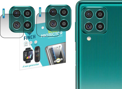 FINCH Back Camera Lens Glass Protector for samsung galaxy F62(Pack of: 2)
