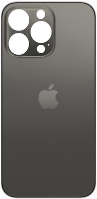 Sandreezz Apple iPhone 13 Pro Max (Glass) Back Panel(Grey)