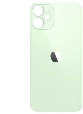 Sandreezz Apple iPhone 12 Mini (Glass) Back Panel(Green)