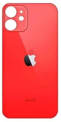 Sandreezz Apple 12 Mini (Glass) Back Panel(Red)