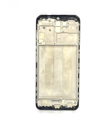 Tworld Xiaomi Redmi 9 Front Housing LCD Frame Bezel Plate Front Panel(Black)