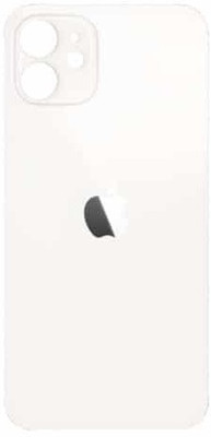 Sandreezz Apple iPhone 12 Mini (Glass) Back Panel(White)