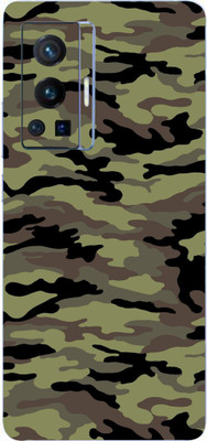 AsSkin Vivo X70 Pro Mobile Skin(Ultra Camo Military Green Skin With High Matte Finish.,,)