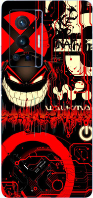 AsSkin Vivo X70 Pro Mobile Skin(Ultra Red Graffiti Skin With High Matte Finish.,,)