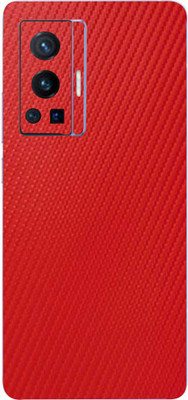 AsSkin Vivo X70 Pro Mobile Skin(Ultra Red Carbon Fiber Skin With High Matte Finish.,,)