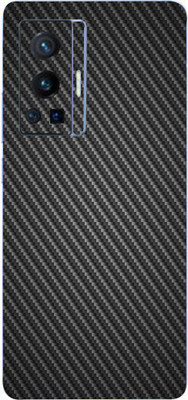 AsSkin Vivo X70 Pro Mobile Skin(Ultra Black Carbon Fiber Skin With High Matte Finish.,,)