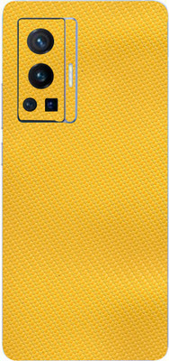 AsSkin Vivo X70 Pro Mobile Skin(Ultra Yellow Carbon Fiber Skin With High Matte Finish.,,)