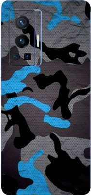 AsSkin Vivo X 70Pro, vivo x 70pro Mobile Skin(Ultra Super Blue Camo With High Matte Finish.)