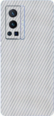 AsSkin Vivo X70 Pro Mobile Skin(Ultra Silver Carbon Fiber Skin With High Matte Finish.,,)