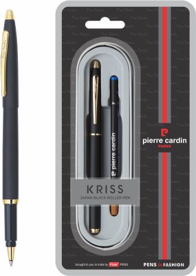 PIERRE CARDIN Kriss Japan Black Roller Ball Pen(Ink Color - Blue)