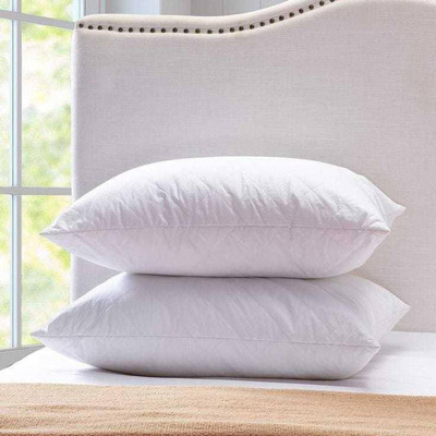 Navi collection Microfibre Abstract Sleeping Pillow Pack of 2(White)