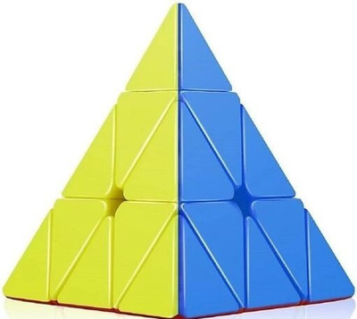 CPM Triangle cube /Pyramid Super Smooth Stickerless High Speed (Pack of 1)(1 Pieces)