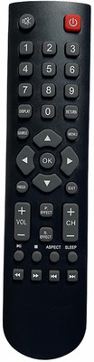 HDF Replacement Remote Control Compatible For Panasonic LCD/LED TV. 2000C Panasonic TV Remote Controller(Black)