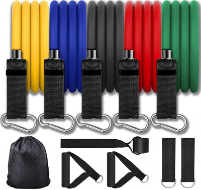 GYMIGO VII™-189-LP-Legs Ankle Straps for Resistance Training Resistance Tube(Multicolor)