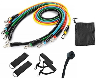 ActrovaX IX®-165-DC-11PCS Fitness Gym Resistance Bands Set Resistance Tube(Multicolor)