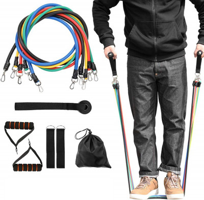 GYMIGO IX®-183-DC-Unbreakable Resistance Band for Exercise Resistance Tube(Multicolor)