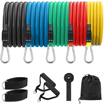 GYMIGO IIX™-177-FR-Rubber Bodybuilding Exercise Instruments Resistance Tube(Multicolor)