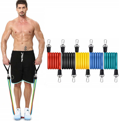 GYMIGO XIV®-157-LO-Physical Therapy, Home Workouts(Gym Rope) Resistance Tube(Multicolor)