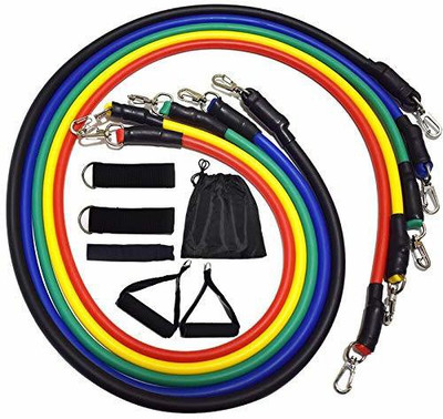 GYMIGO XII®-147-GT-Resistance Band Multi Exercise Kit Resistance Tube(Multicolor)