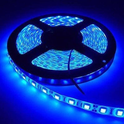 Smuf 100 LEDs 5.35 m Blue Steady Strip Rice Lights(Pack of 2)