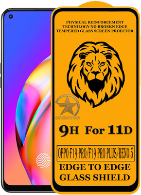 SEVEN7STAR Edge To Edge Tempered Glass for Oppo F19 Pro, Oppo F19 Pro Plus, Oppo Reno 5(Pack of 1)