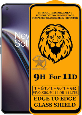 SEVEN7STAR Edge To Edge Tempered Glass for OnePlus 8T, OnePlus 9, OnePlus 9R, Vivo X50, Mi Redmi 11,Mi Redmi 11 Lite(Pack of 1)