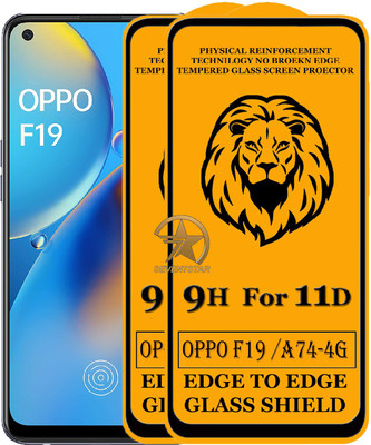 HQ Protection Edge To Edge Tempered Glass for Oppo F19, Oppo A74-4G(Pack of 2)