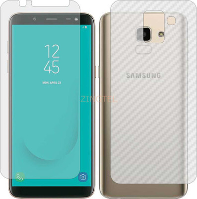 ZINGTEL Front and Back Screen Guard for Samsung Galaxy J6(Pack of 2)