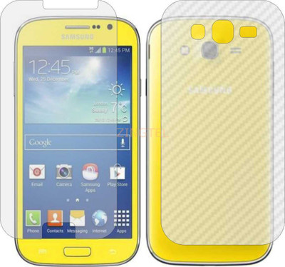 ZINGTEL Front and Back Screen Guard for SAMSUNG GALAXY GRAND NEO (Front Matte Finish & Back 3d Carbon Fiber)(Pack of 2)