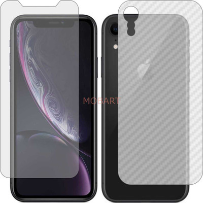 MOBART Front and Back Tempered Glass for Apple iPhone XR(Pack of 2)