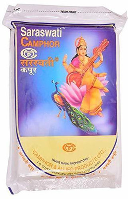 oramsa Saraswati Crystal Clear Camphor/Kapoor Slab 50 GM Prayer Kit