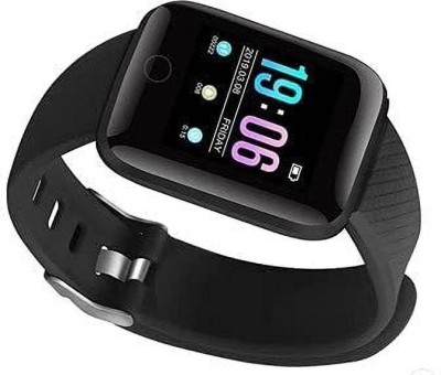 Malhotra enterprises New ID116 fit bracelet watch Smartwatch(Black Strap, free size)