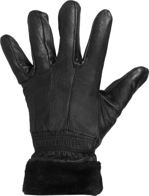 SIYAA Snow and Air Proof Winter Gloves For Women And Girls Free Size Pack OF 1 Black Riding Gloves(Black)