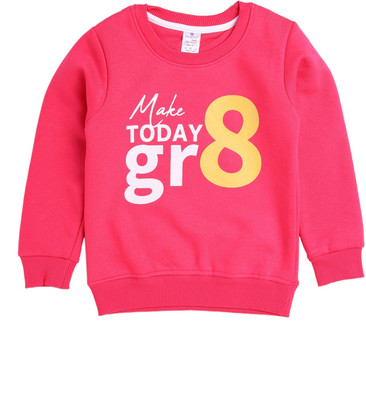 Smarty Full Sleeve Printed Baby Girls Sweatshirt